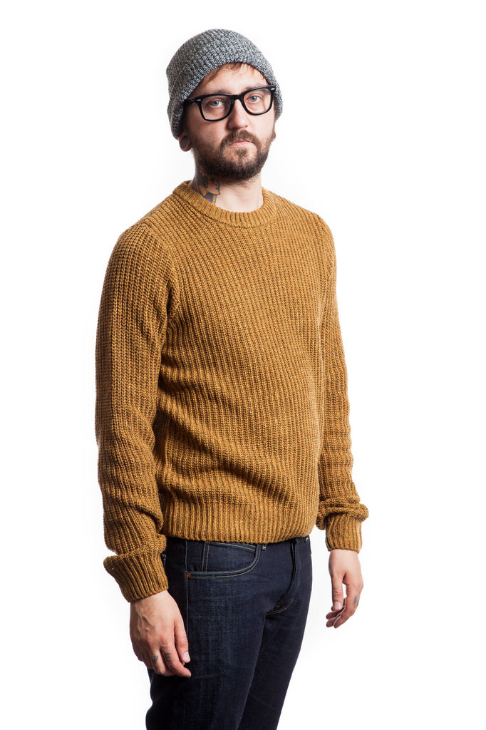 Brixton Sawyer Sweater Mustard