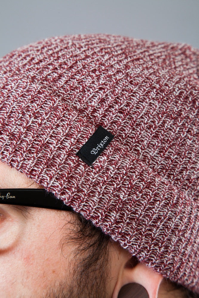 Brixton Heist Beanie Burgundy Heather