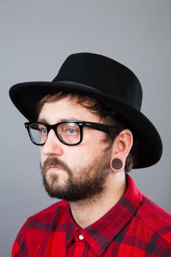 Brixton Messer Fedora Black/Black