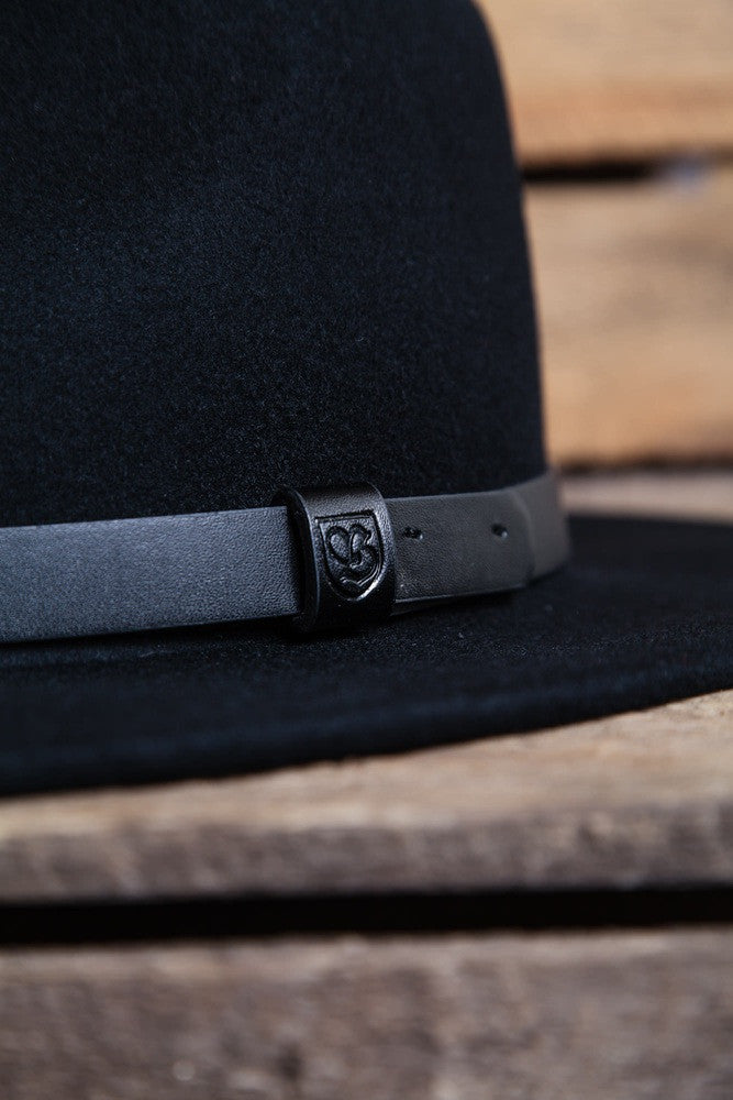 Brixton Messer Fedora Black/Black