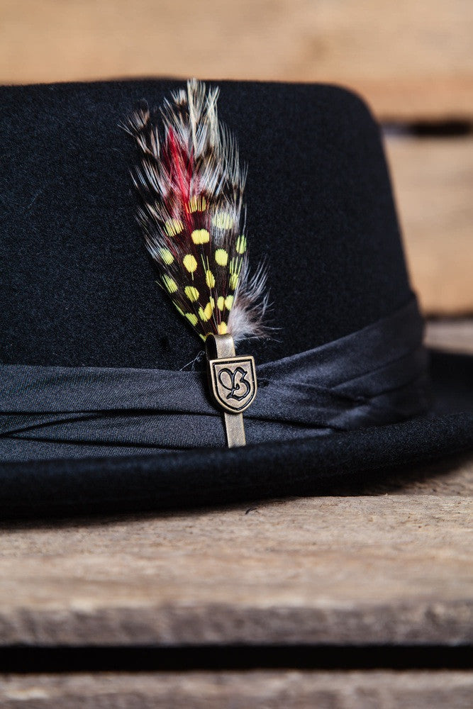 Brixton Stout Pork Pie Hat Black