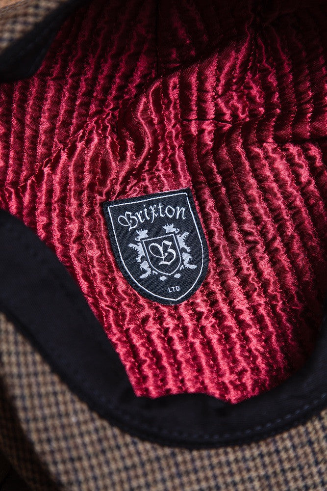 Brixton Hooligan Snap Cap Brown