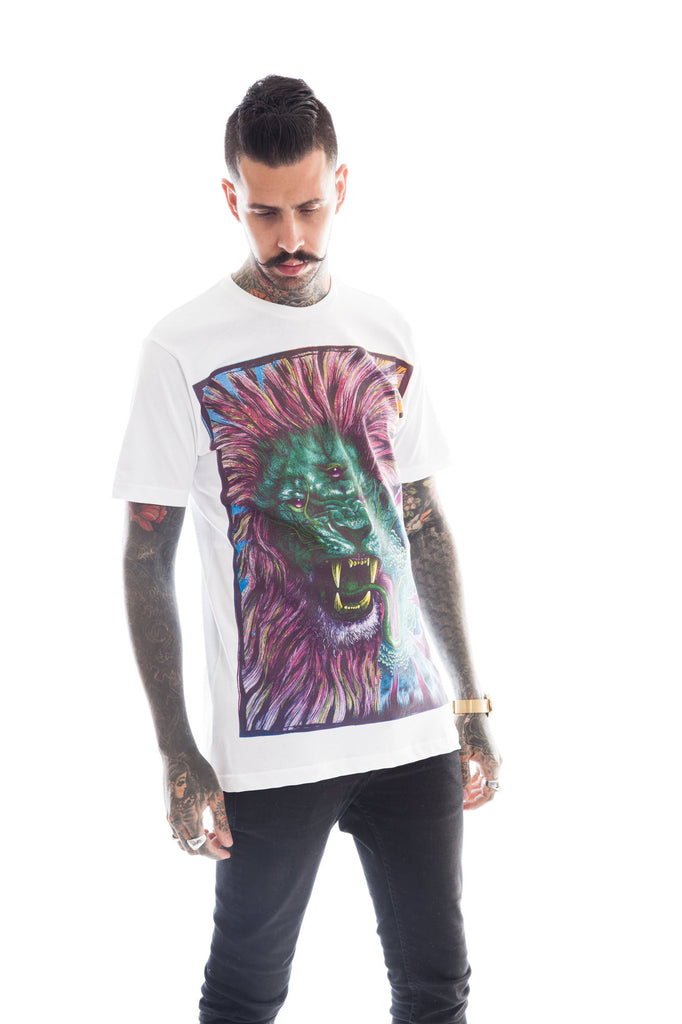 Acid Tongue T-Shirt White - Unisex