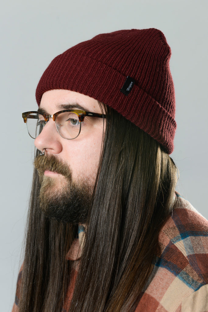 Brixton Heist Beanie Red Heather