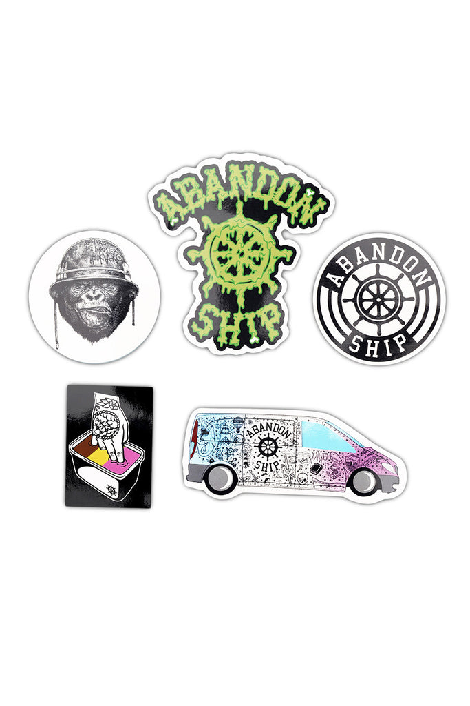 Abandon Ship Sticker Pack